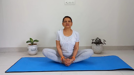 Titli asana steps